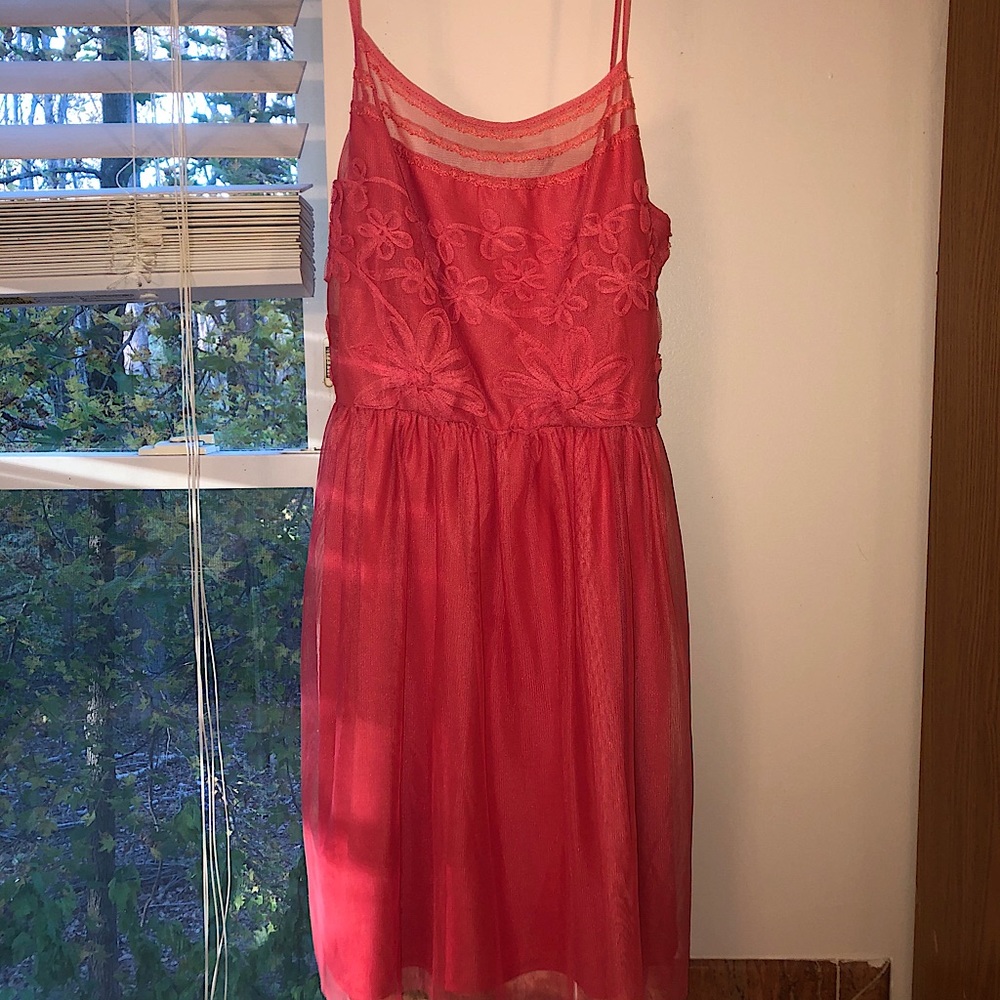 Short pink dress